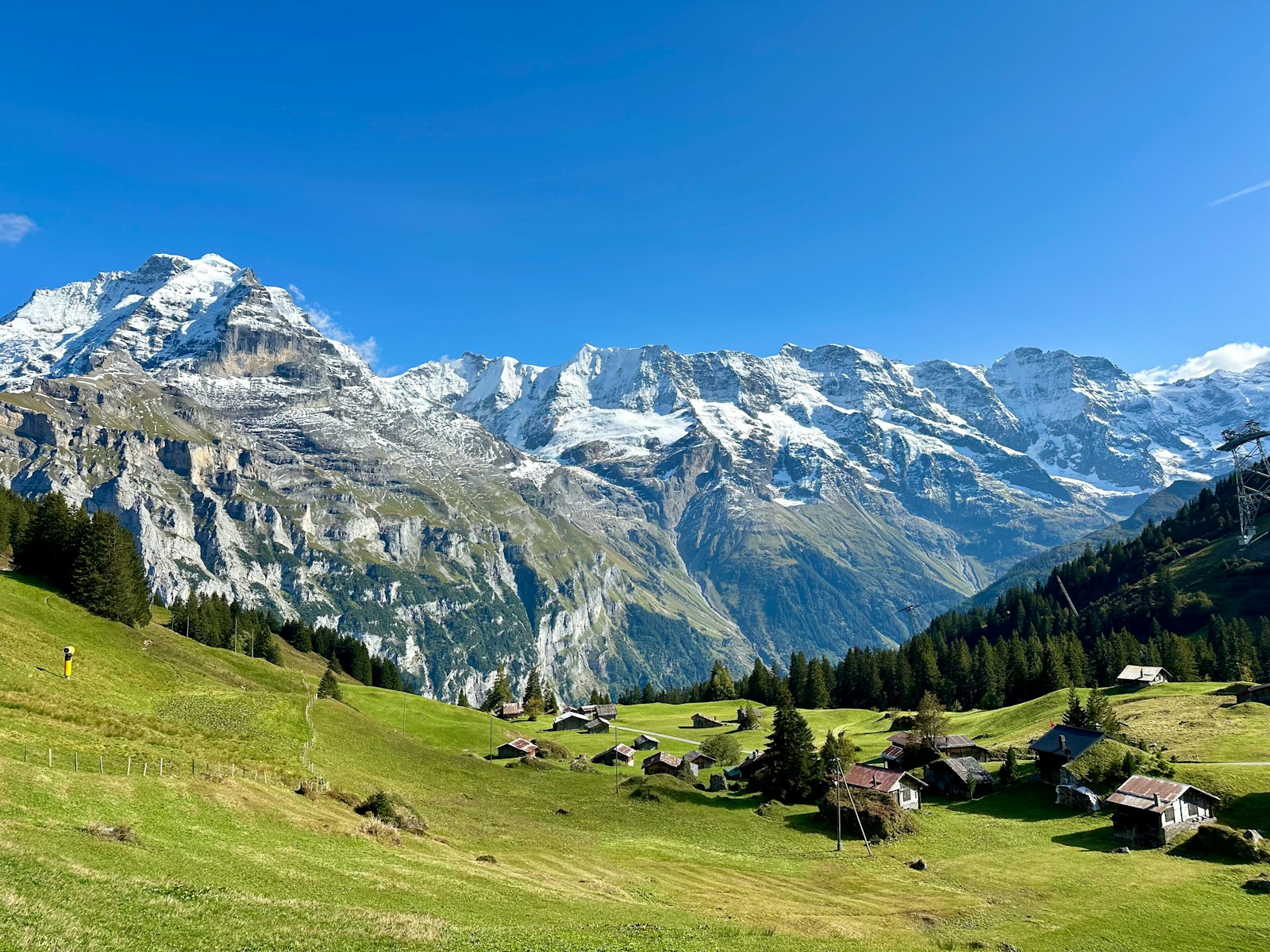 Swiss alpine valley